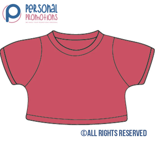 für ca NEU: kleines T-Shirt 20 cm Bären rot 